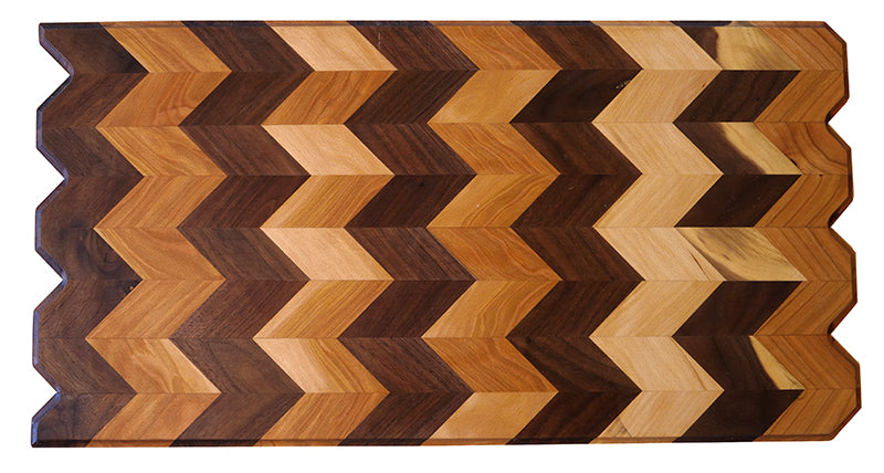 Chevron Cutting Board – derekjameswoodworking